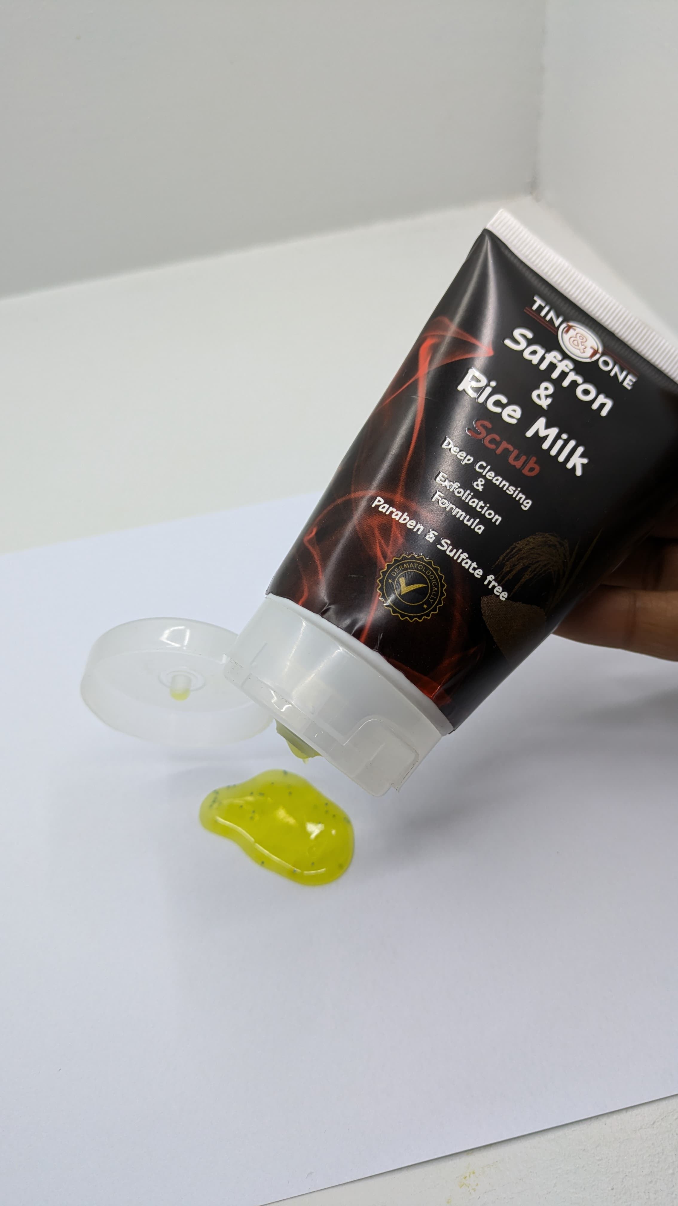 Saffron & Rice Milk Scrub